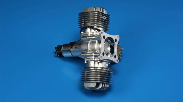 DLE 120cc Gas Engine with Electronic Ignition and Standard Mufflers - Image 3