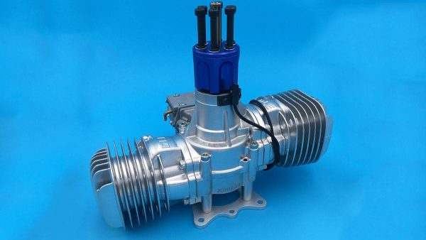 DLE 130cc Gas Engine with Electronic Ignition and Standard Mufflers - Image 6