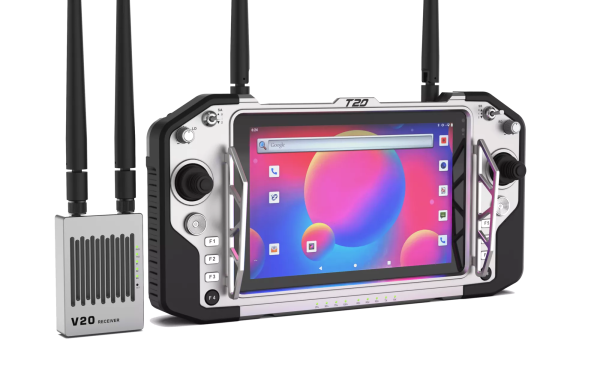 T20 Handheld Android GCS  8″ Touch Dual-SBUS - 10 km Range - Image 3