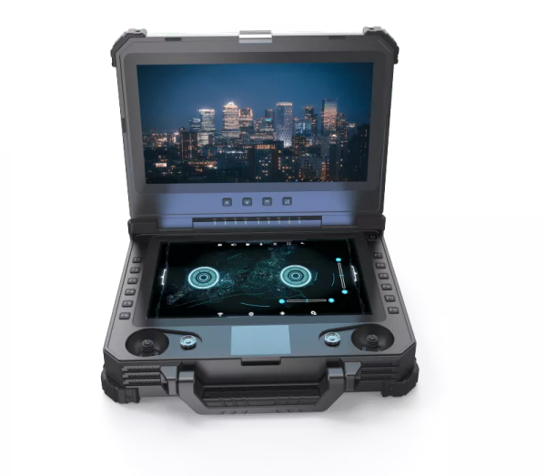T40 Case Type Ground Control Station 13.3" & 12.1" Dual Touch Display