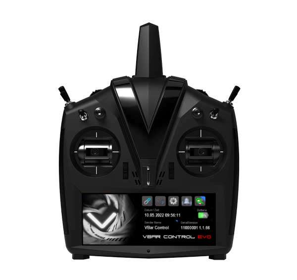 Mikado VBar Control EVO Radio transmitter Handheld version midnight Black color #05526