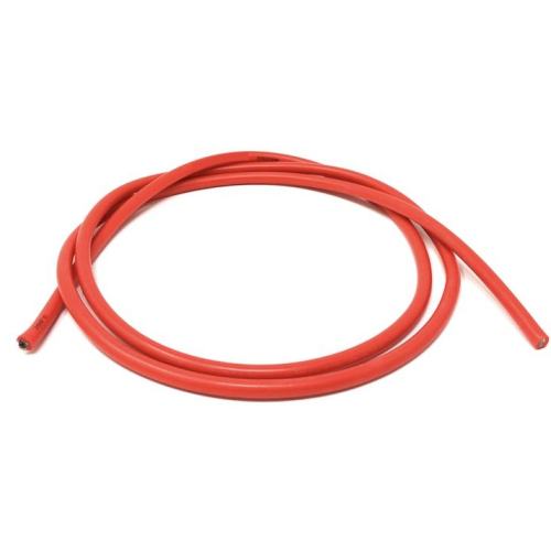 Silicone isolated Copper flex Wire 1.5mm2 16awg ,Red,1meter