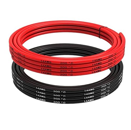Silicone Wire 2.5 mm² 14awg Made in germany (Blue-red-black) 1M