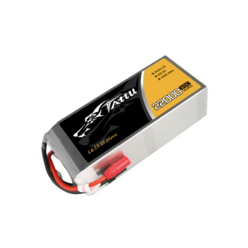 TATTU 22000mAh 22.2V 15/30C 6S1P Lipo Battery Pack
