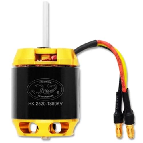 Scorpion 450 Class Electric Heli HK-2520-1880KV Brushless Motor (3.5mm shaft)
