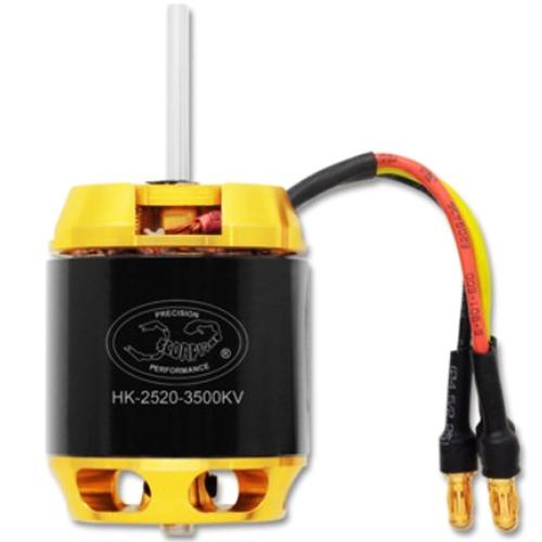 Scorpion 450 Class Electric Heli HK-2520-3500KV Brushless Motor (3.5mm shaft)