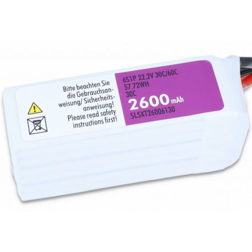 SLS XTRON 2600mAh 6S1P 22,2V 30C/60C- fits RAW 420