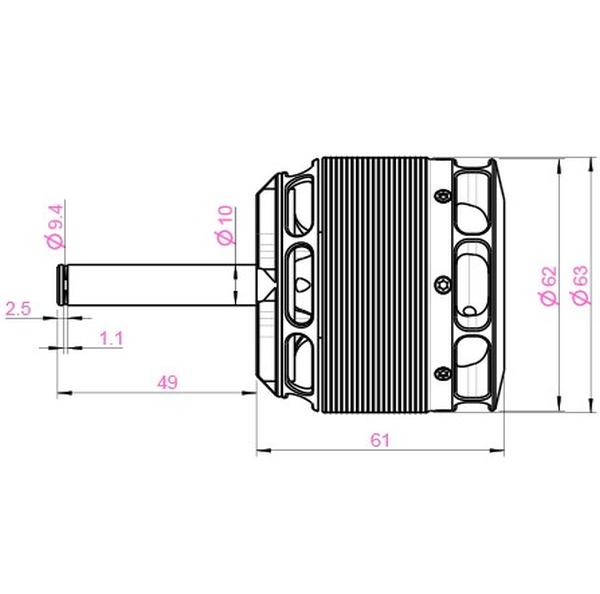 Kontronik PYRO 850-40 XL Brushless Motor