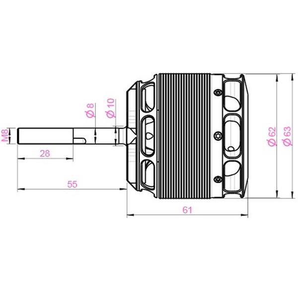 Kontronik PYRO 850-40 P Brushless Motor