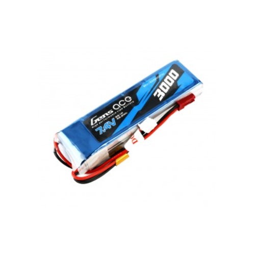 Gens ace 3000mAh 7.4V 2S1P Lipo Battery Transmitter-receiver Pack