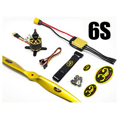 Scorpion Airplane Freestyle A-3017 PNP Combo set (6s / 30E-32E/ 962w)