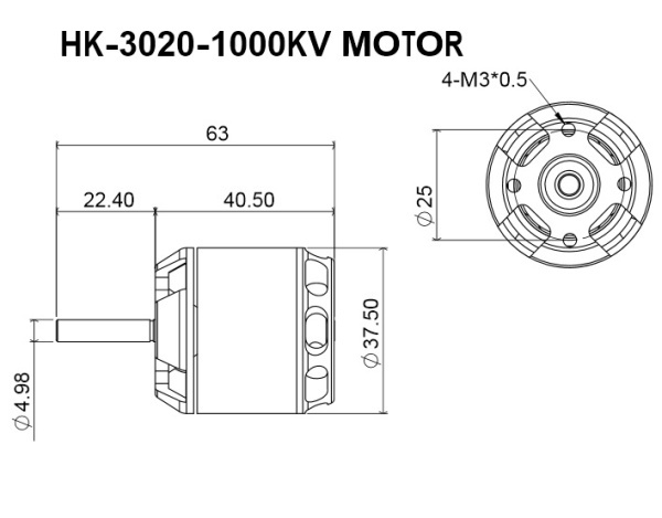 Scorpion HK-3020-1000KV Motor, Goblin 380 special