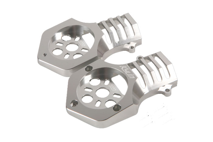 Kylin CNC aluminium Motor mount set 37mm, Silver