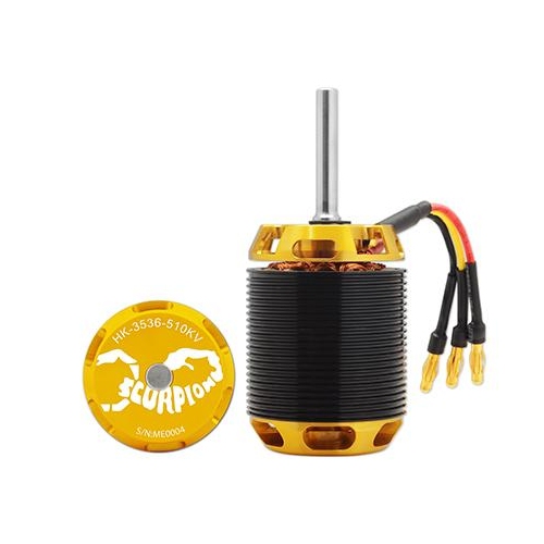 Scorpion 600 Class Electric Heli Brushless Motor HK-3536-510Kv