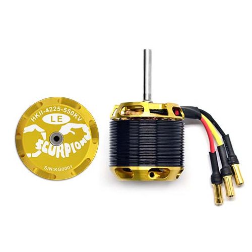 Scorpion 600-700 Class Heli HKII-4225-550KV Brushless Motor Limited Edition