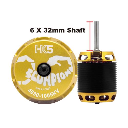 Scorpion Brushless motor HK5-4030-1005kv 700 size 6S lipo