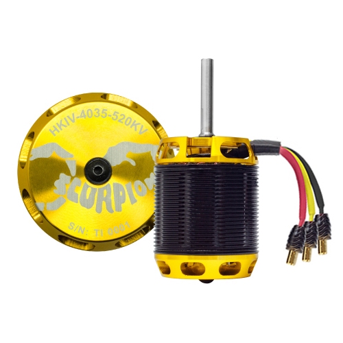 Scorpion 700 Class Heli Brushless Motor HKIV-4035-520kv