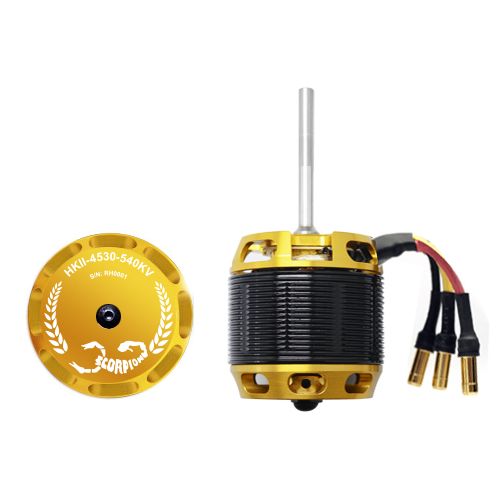 Scorpion 700 Class Heli HKII-4530-540KV Brushless Motor 6mm 55mm