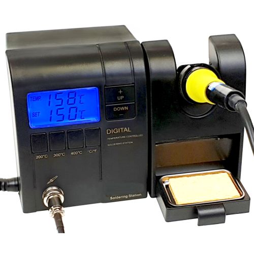 ZD-937/B/ESD Digital regulated Soldering Station, pre-selection buttons