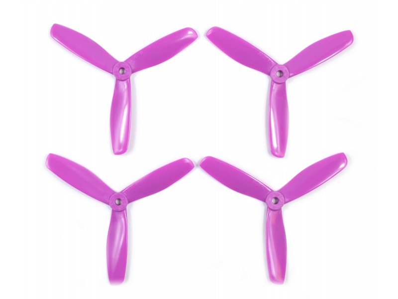 Avizar 4045 V2 4x4.5 Bullnose 3 blades propeller FPV racing mini drone, Black