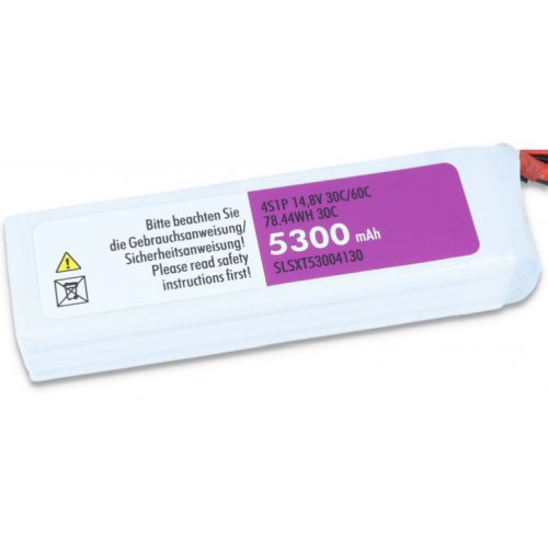 SLS XTRON 5300MAH 4S1P 14,8V 30C/60C LIPO Pack
