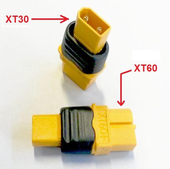 Charging adapter XT60 Female to XT30 Male