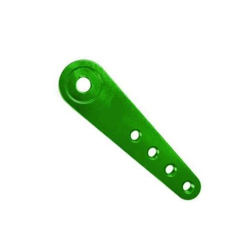 Aluminium CNC Single Arm Fits Hitec servos -Green
