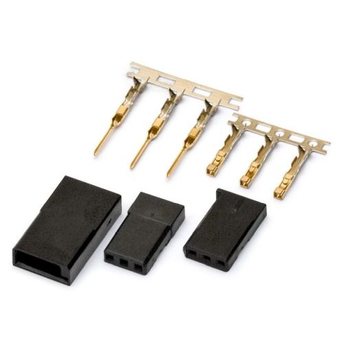 Servo Plug Male and Female Gold plated Connector JR and Futaba , set of 10