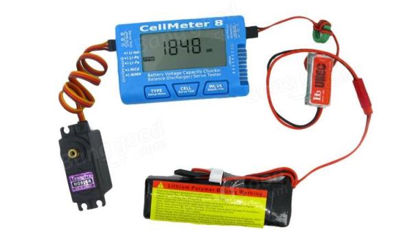 RC CellMeter-8 1-8S Battery Capacity Voltage Checker Meter LiPo Li-lon NiMH