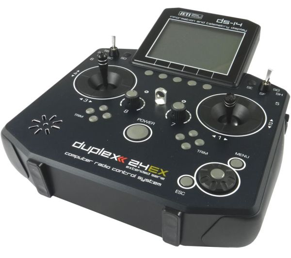 Jeti Duplex DS-14 II transmitter Multimode preconfigured mode 2/4