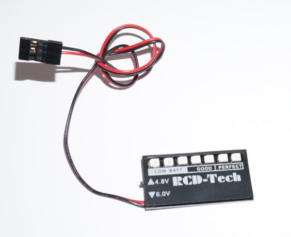 Volt Spy II Battery Monitor for battery packs 4.8 or 6v