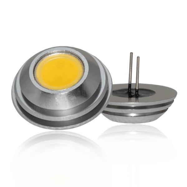 Bright white circle LED 1W DC12V. 70-80LM (1pc)