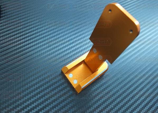 Aluminum CNC Magnetic Transmitter Stand - Orange