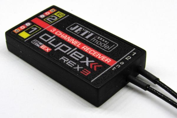 Jeti Duplex receiver 2.4EX REX3 with 40cm antenna
