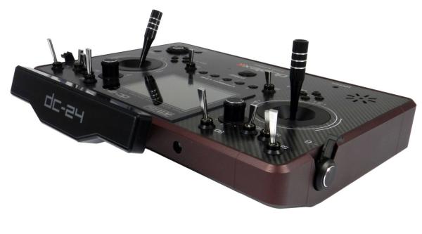 Jeti DC-24 transmitter tray carboxylic line dark red Multimode