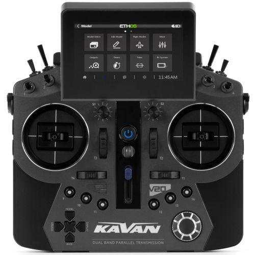 Kavan Radio Transmitter V20 - Black, 24-channel ACCST Hall sensors
