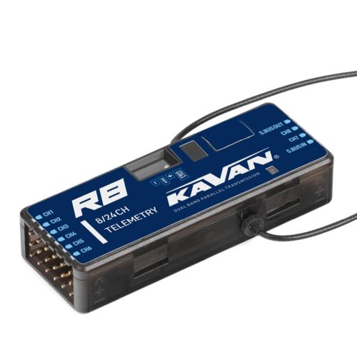 Receiver KAVAN R8 2.4GHz Dual Freq 24ch S.bus  #KAV18.10008