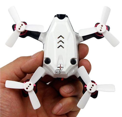 KingKong 110GT 117mm Brushless Mini FPV Racing Drone Yellow & White
