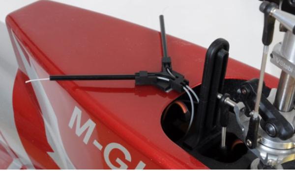 RX Antenna support flat mounting black