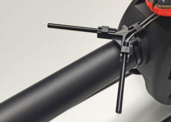 RX Antenna support for tailboom diameter from 20-30mm