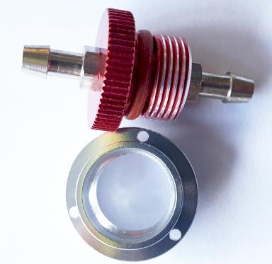 Aluminum alloy fuel tank filling nozzle set