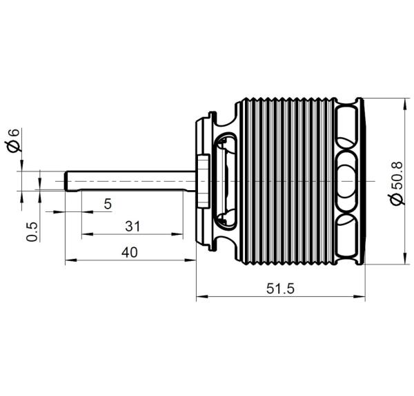 Kontronik PYRO 650-65 L Competition Brushless Motor