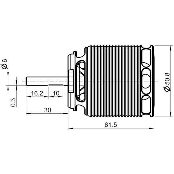 Kontronik PYRO 700-45 LS Competition Brushless Motor