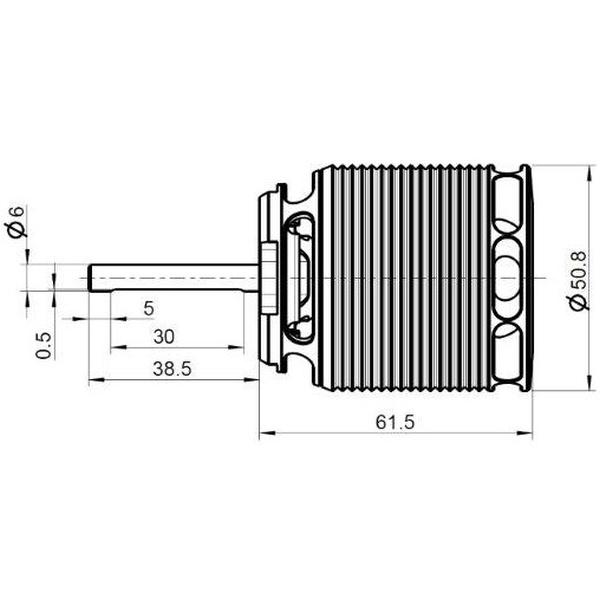 Kontronik PYRO 700-34 L Competition Brushless Motor