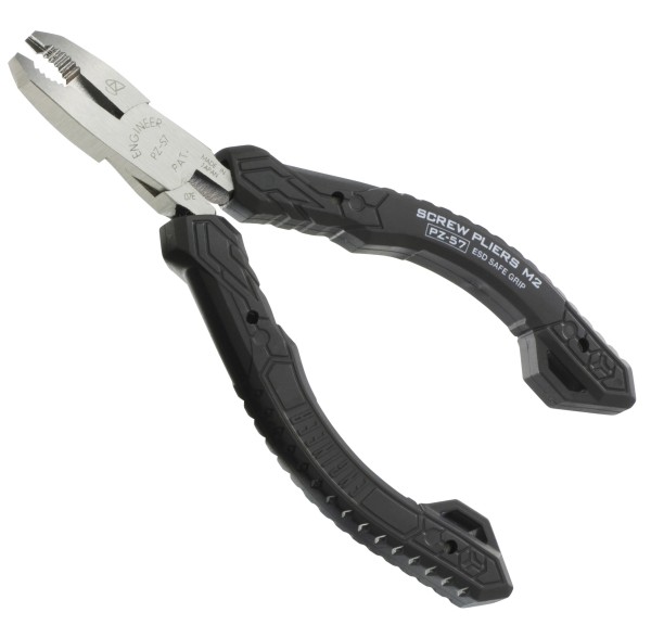Mini POCKET SIZE plier with screw extractor PZ-57 jaws neji-saurus Made In Japan