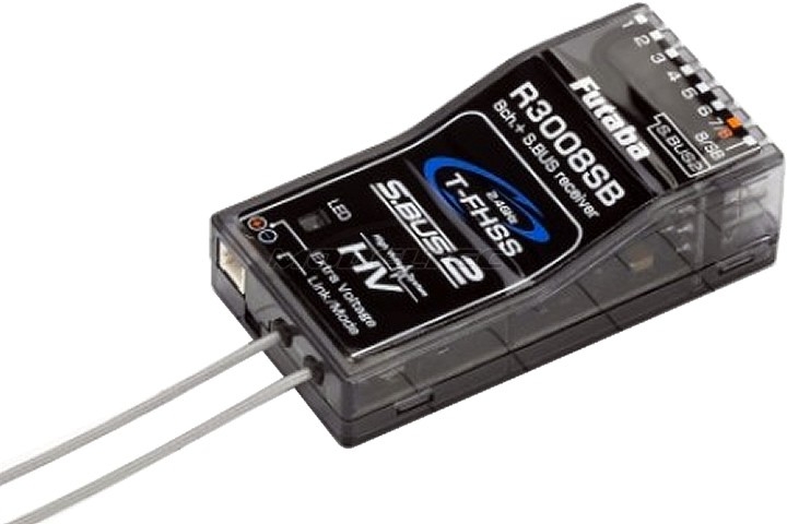 Futaba R3008SB 2.4GHz FHSS Telemetry Receiver 10J