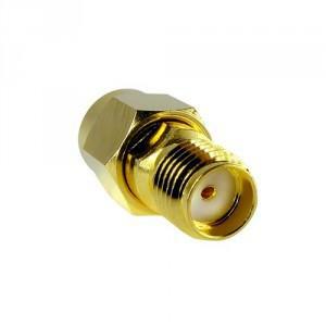 RP-SMA Plug to SMA Jack adaptor (Hole-hole) straight version