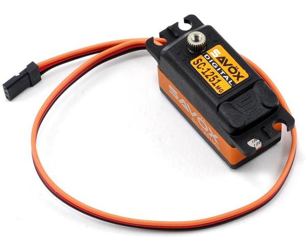 Savox SC-1251MG Low Profile Digital "High Speed" Metal Gear Servo 9kg@0.09sec