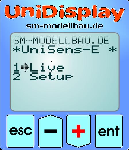 UniDisplay+ complete set with connecting cable