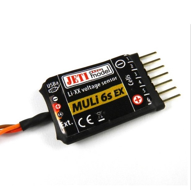 Jeti voltage sensor EX to duplex system to 6s Lipo